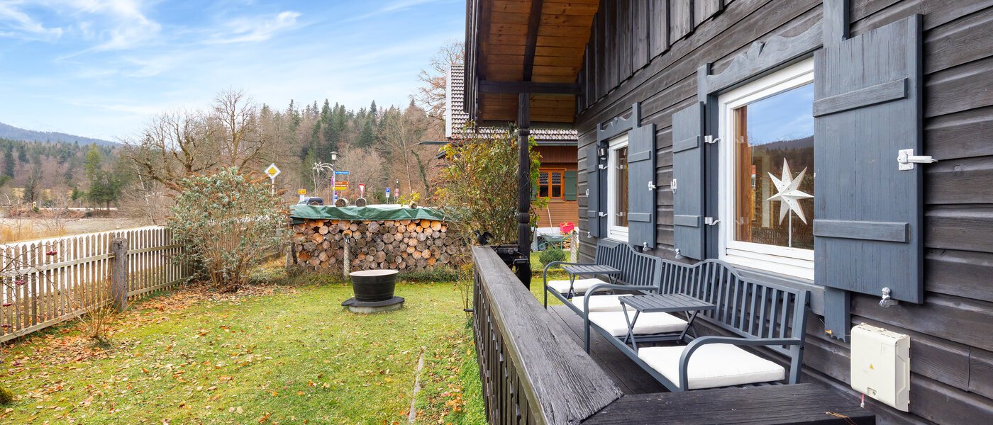 Wohnung Kochel am See 02 Garten 14704