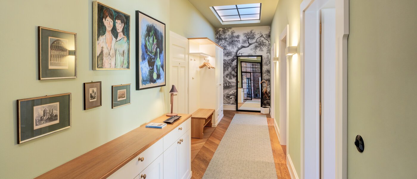 Dachgeschosswohnung München Neuhausen 01 Flur/Gang 14709