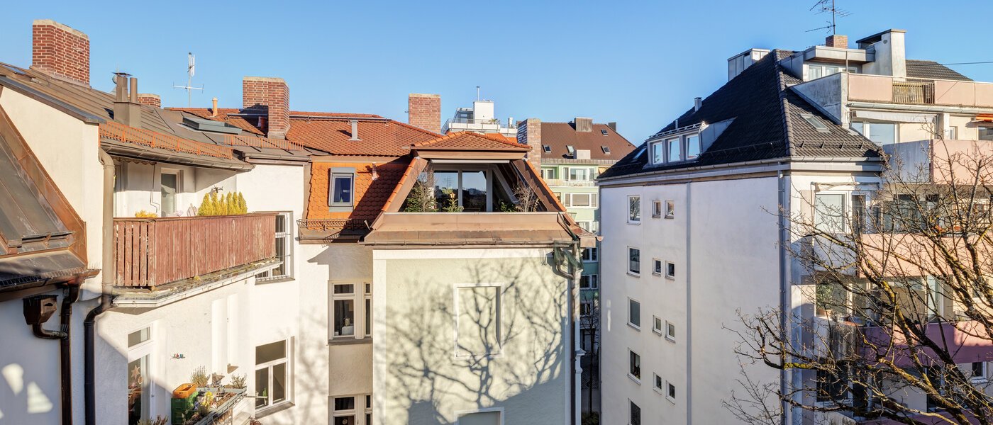 Dachgeschosswohnung München Neuhausen 02 Aussicht 14709