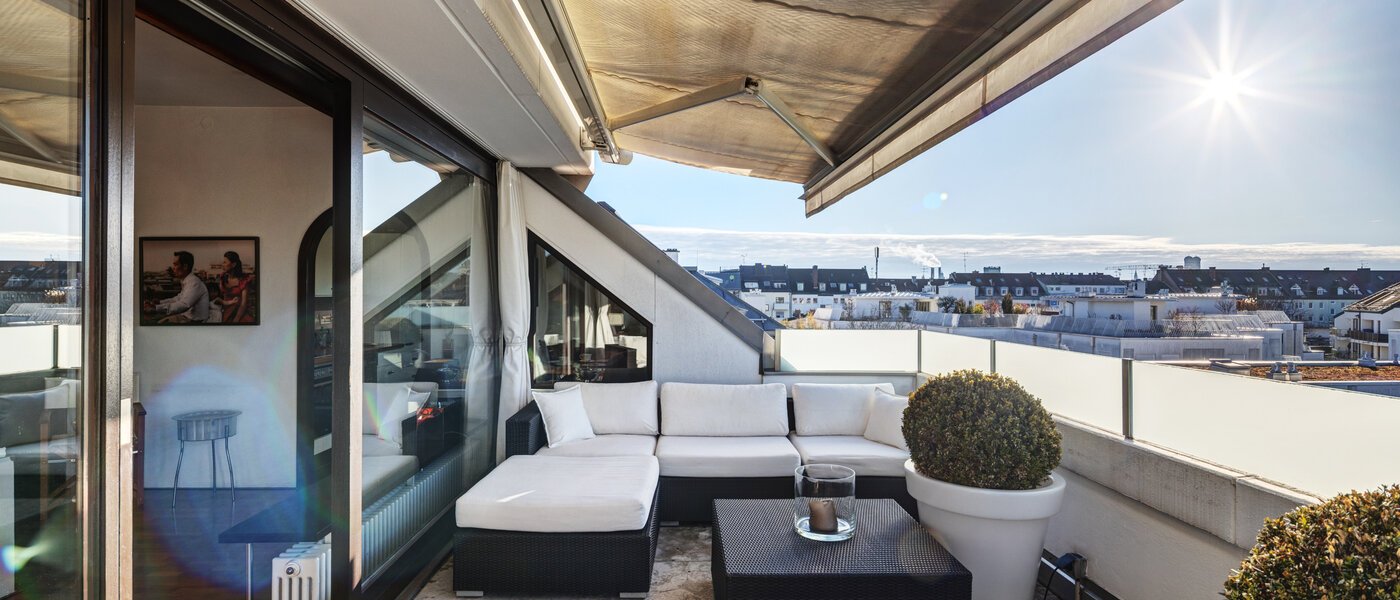 Maisonettewohnung München Maxvorstadt 01 Dachterrasse 14710