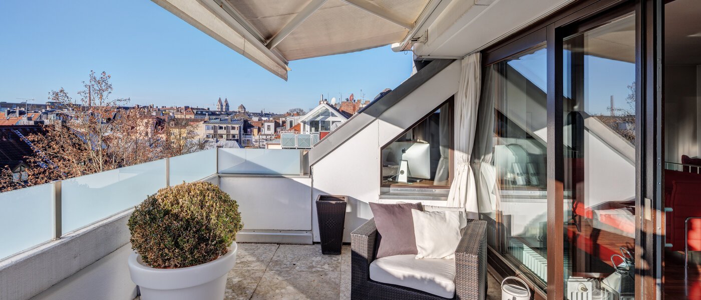 Maisonettewohnung München Maxvorstadt 03 Dachterrasse 14710