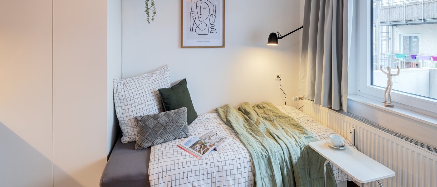 Wohnung München Glockenbachviertel 01 Schlafbereich 14711