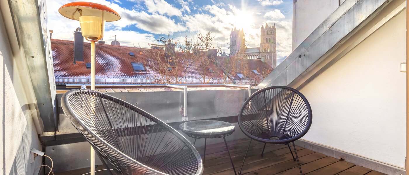 Maisonettewohnung München Glockenbachviertel 01 Dachterrasse 14717