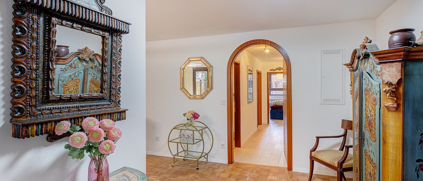 Gartenwohnung München Solln 01 Flur/Gang 14725