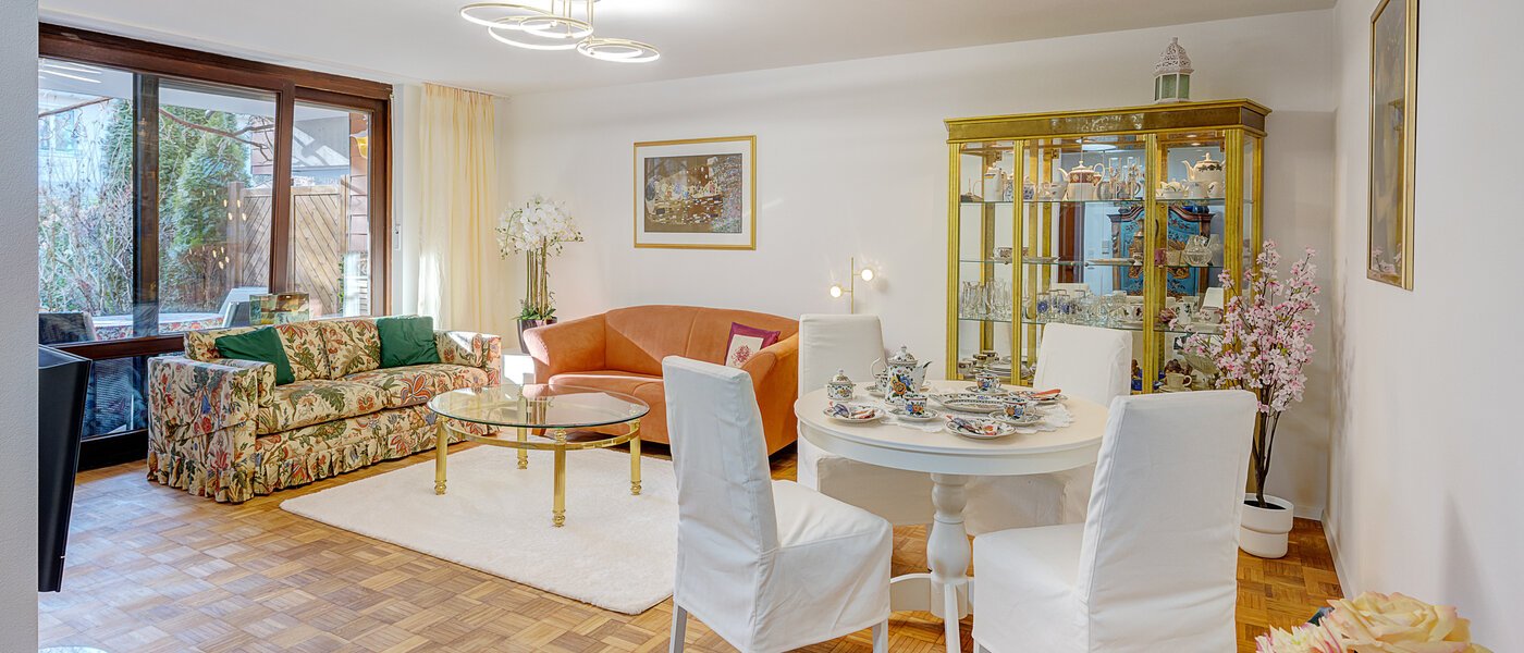 Gartenwohnung München Solln 01 Wohnbereich 14725