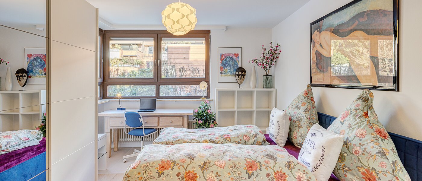 Gartenwohnung München Solln 01 1. Schlafzimmer 14725