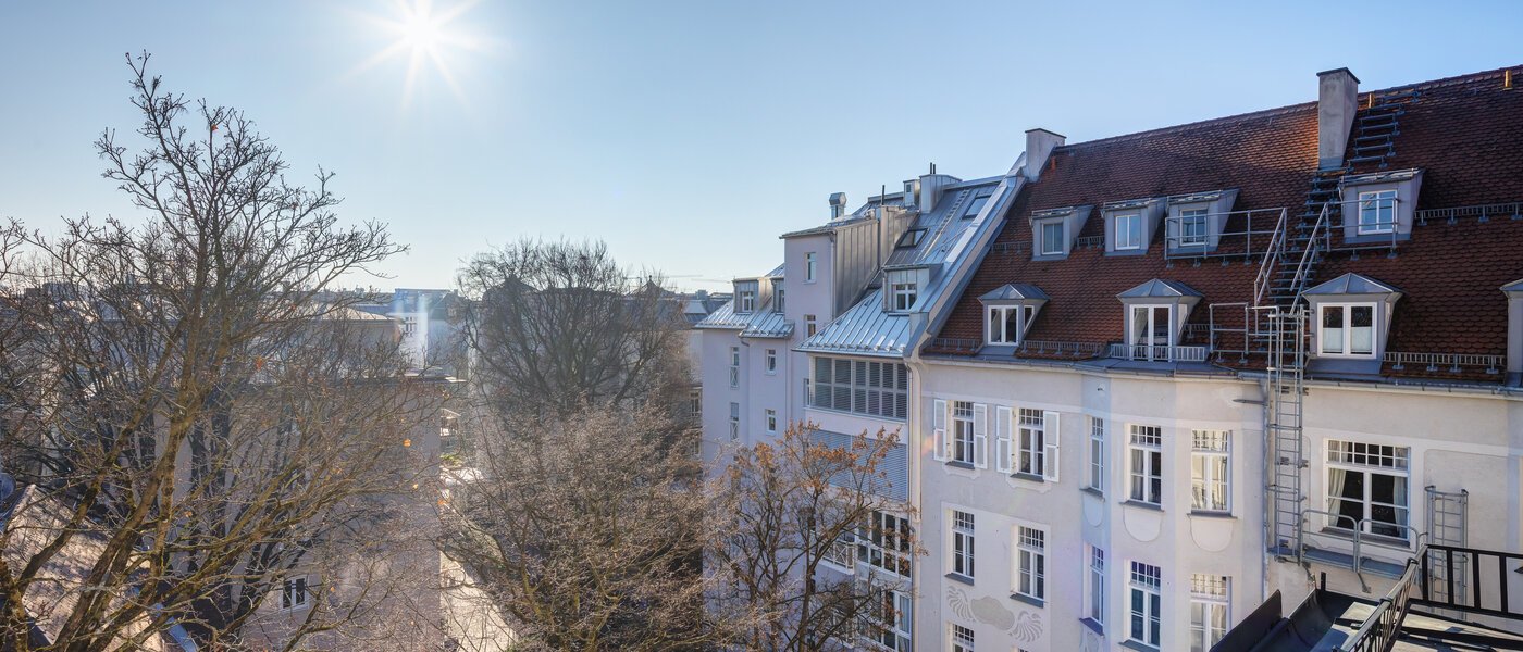 Dachterrassenwohnung München Schwabing-West 02 Aussicht 14731