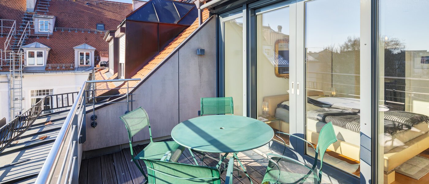 Dachterrassenwohnung München Schwabing-West 01 Dachterrasse 14731
