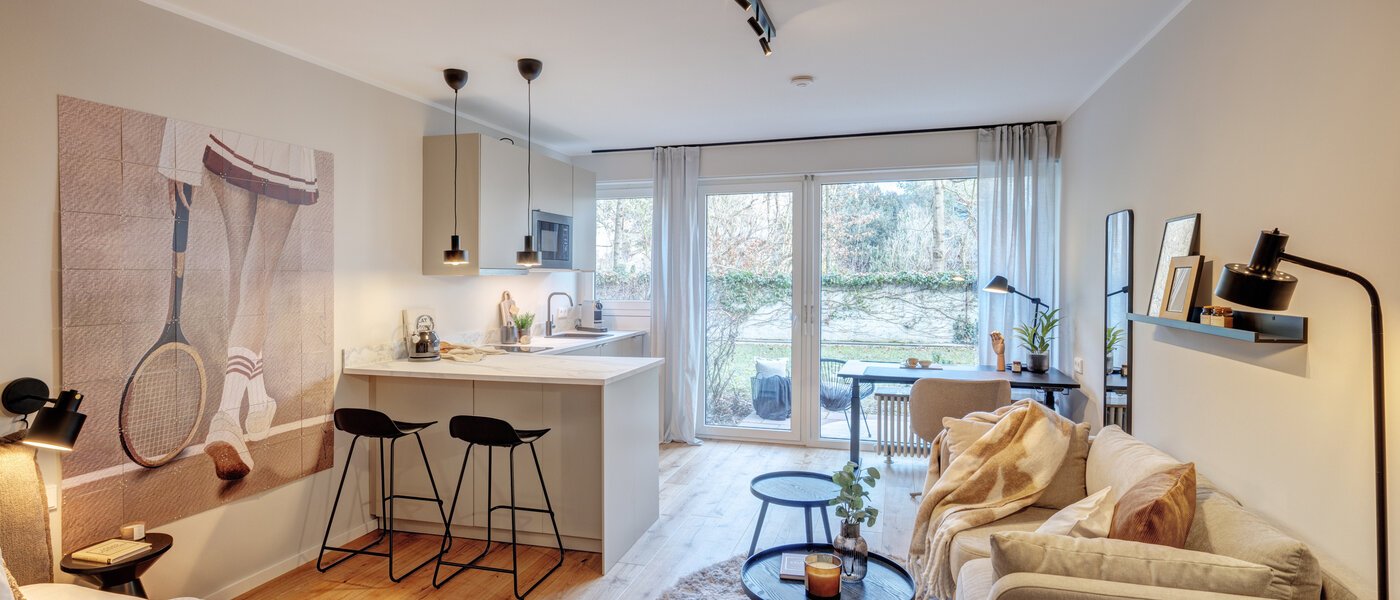 Wohnung München Schwabing - Alte Heide 01 Wohnbereich 14736