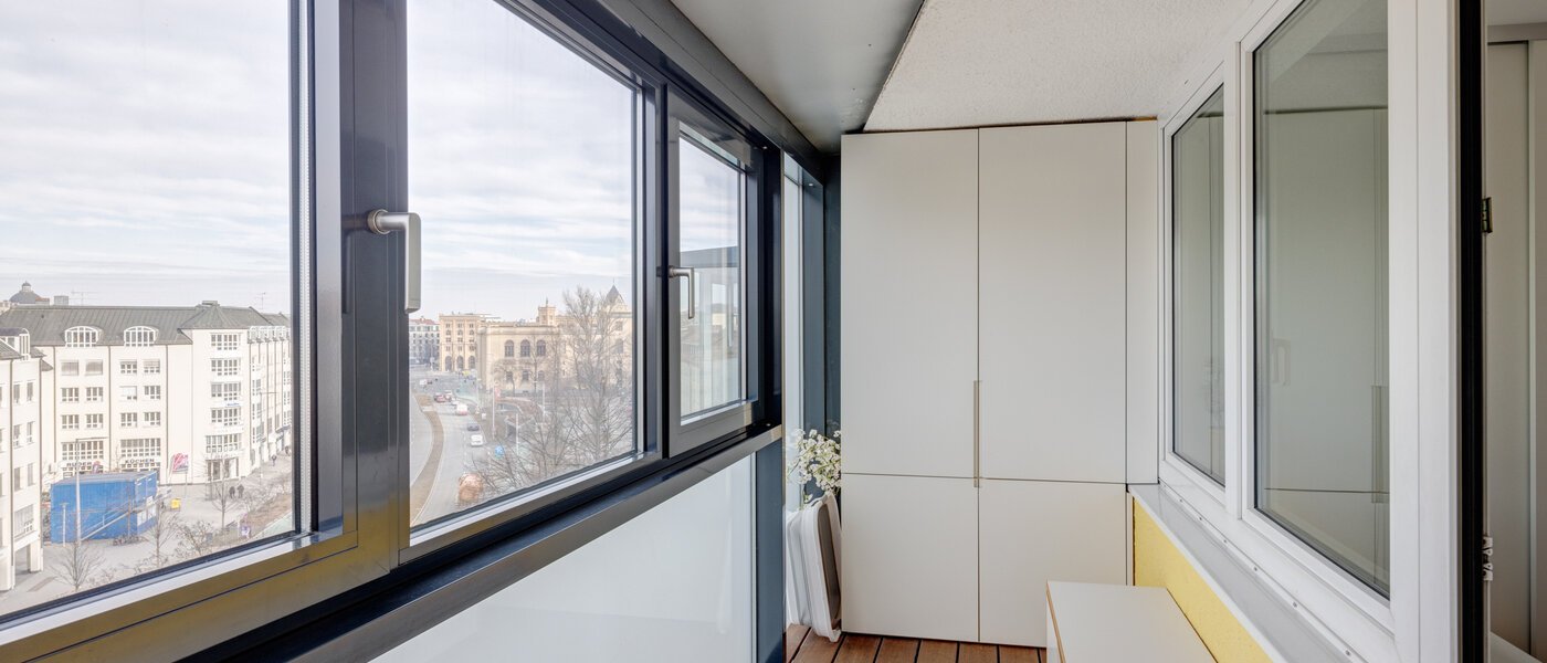 Wohnung München Lehel 01 Balkon 14739