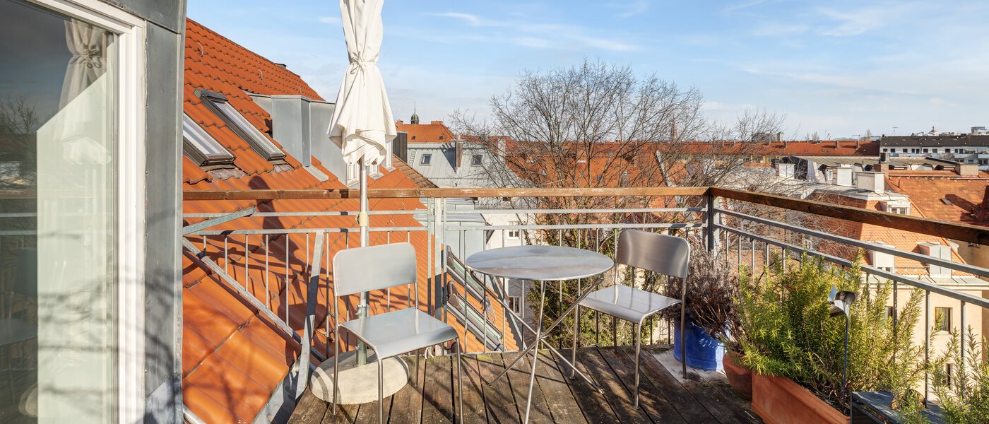 Dachterrassenwohnung München Haidhausen 01 Dachterrasse 14748