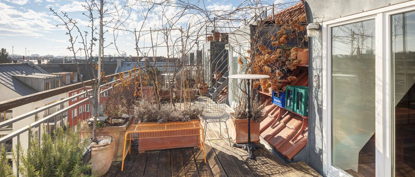 Dachterrassenwohnung München Haidhausen 03 Dachterrasse 14748