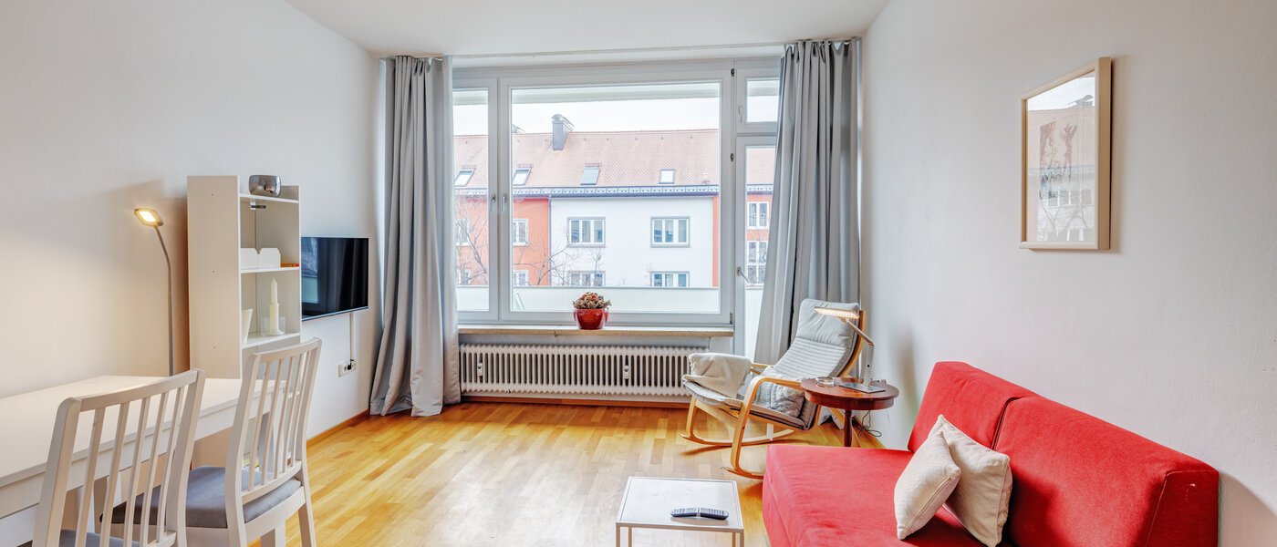 Apartment München Schwabing-West (rund um den Hohenzollernplatz) 01 Wohnbereich 14754