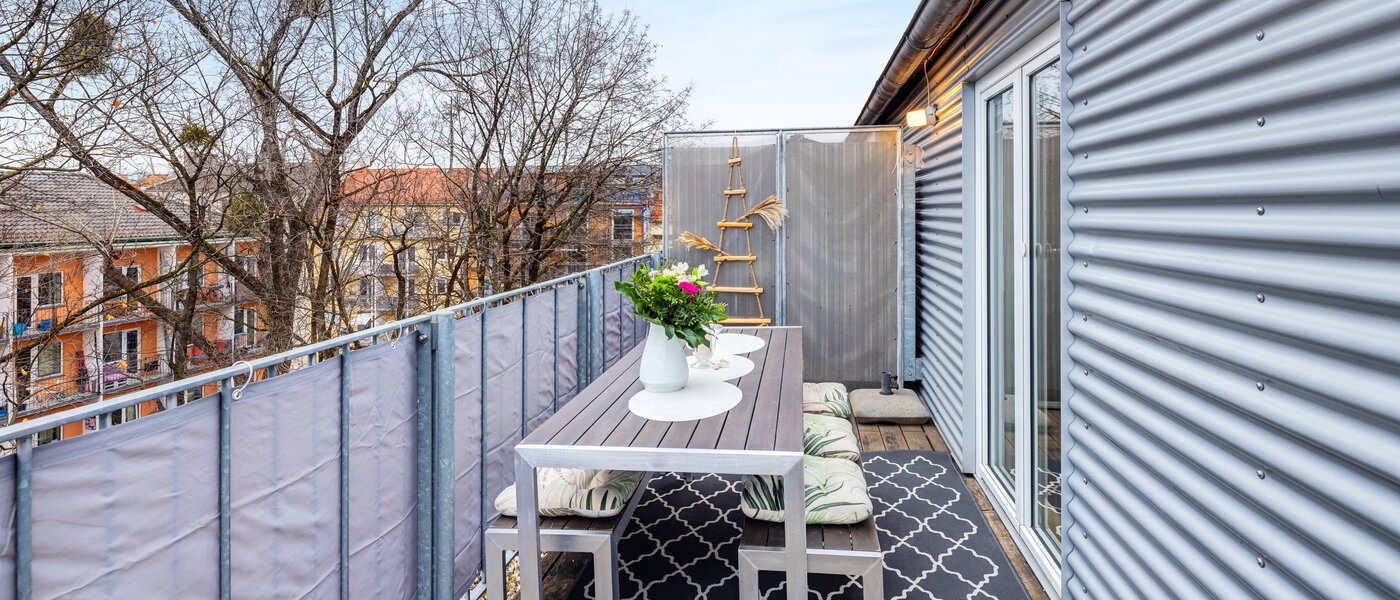 Dachterrassenwohnung München Maxvorstadt 03 2. Dachterrasse 14758