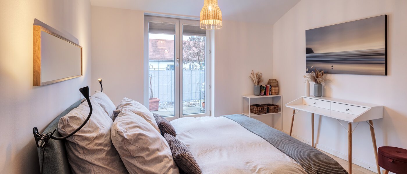 Dachterrassenwohnung München Maxvorstadt 02 1. Schlafzimmer 14758