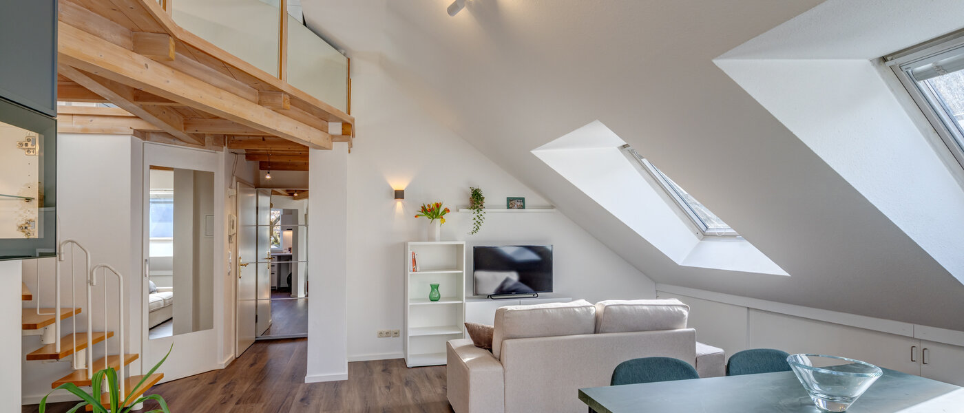 Galeriewohnung München Waldtrudering 01 Wohnbereich 14759