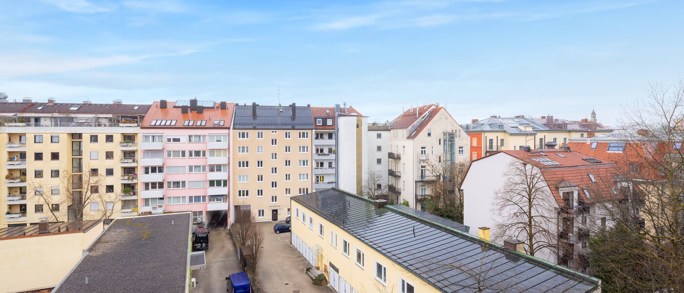 Dachgeschosswohnung München Isarvorstadt 02 Aussicht 14762