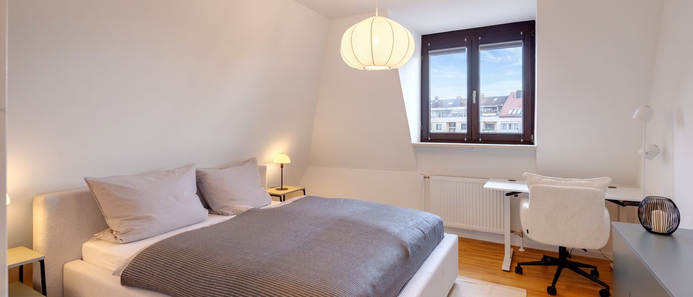 Dachgeschosswohnung München Isarvorstadt 01 Schlafzimmer 14762