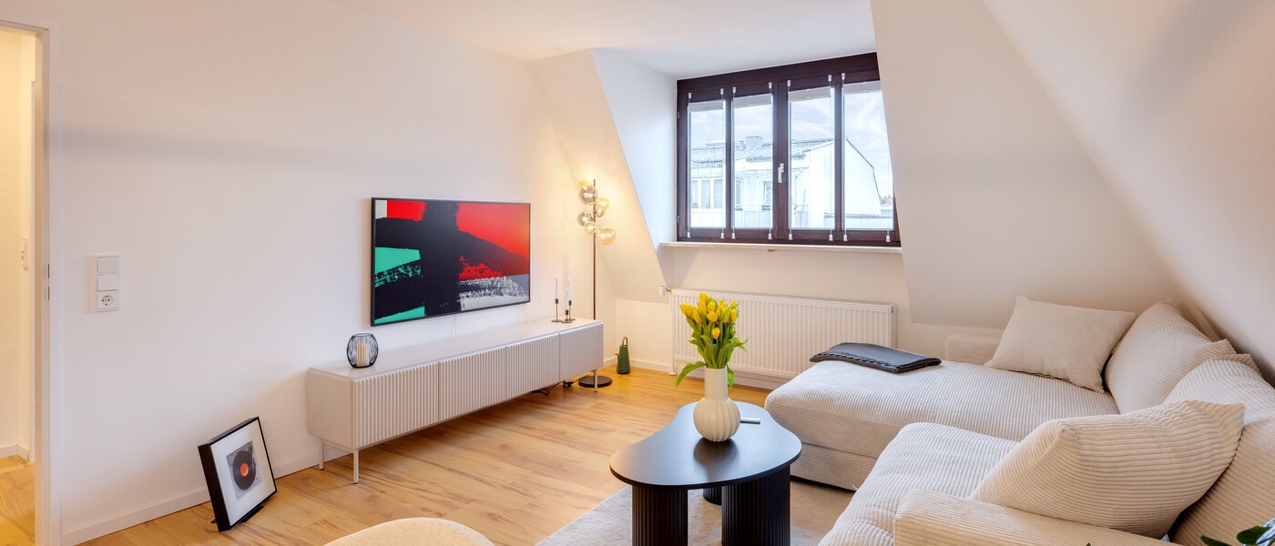 Dachgeschosswohnung München Isarvorstadt 03 Wohnbereich 14762