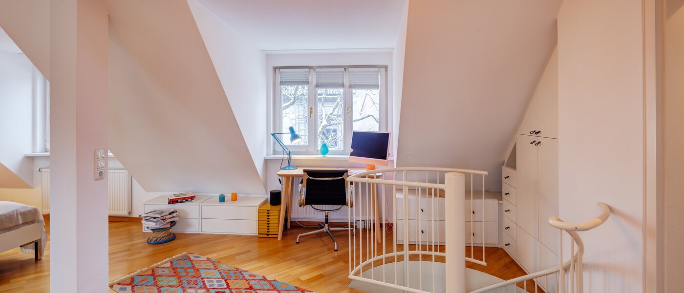 Maisonettewohnung München Schwabing-West 05 Schlafbereich 14766