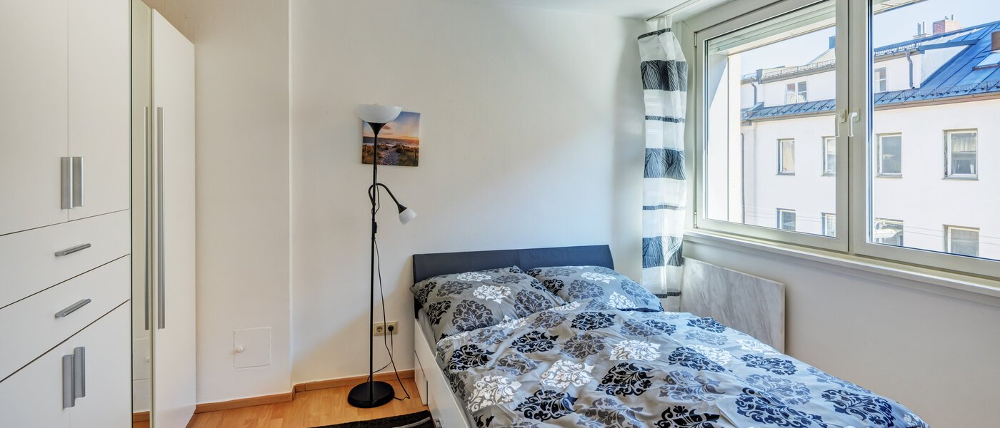 Apartment München Maxvorstadt - Universitätsviertel 01 Schlafbereich 14771