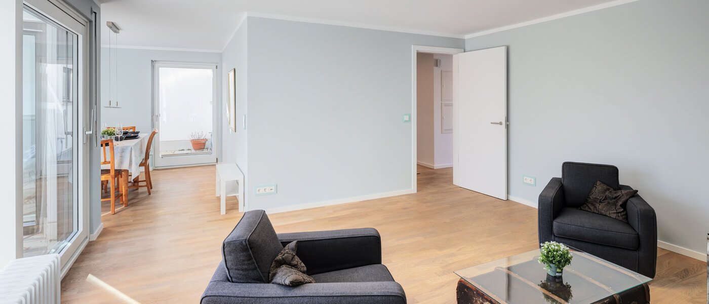 Dachterrassenwohnung München Nymphenburg 04 Wohnbereich 14775