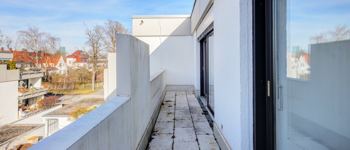 Dachterrassenwohnung München Nymphenburg 01 2. Dachterrasse 14775