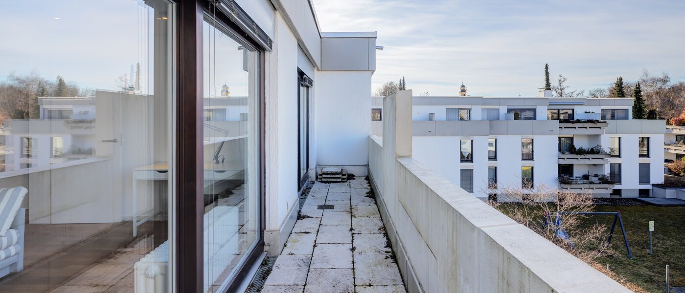 Dachterrassenwohnung München Nymphenburg 02 2. Dachterrasse 14775