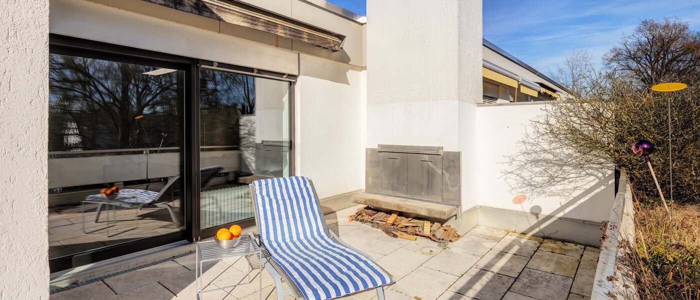 Dachterrassenwohnung München Nymphenburg 01 1. Dachterrasse 14775