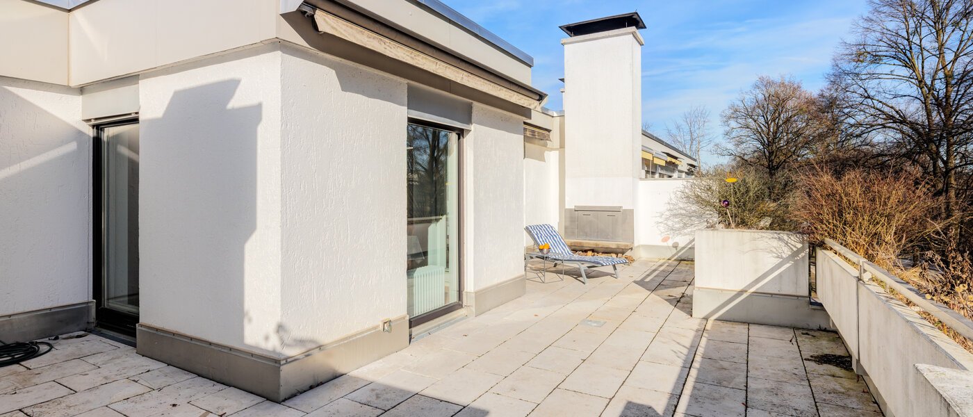 Dachterrassenwohnung München Nymphenburg 02 1. Dachterrasse 14775