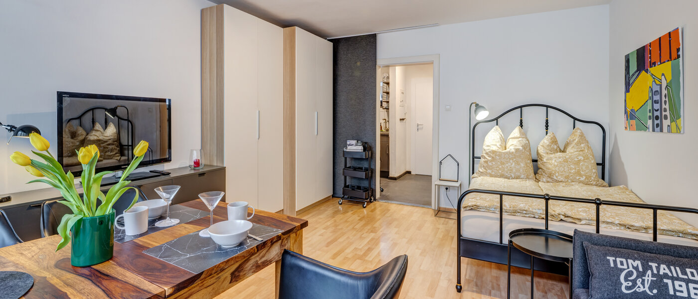 Wohnung München Schwabing-West (rund um den Hohenzollernplatz) 02 Wohnbereich 14776