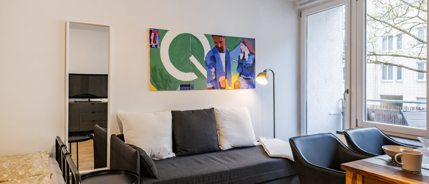 Wohnung München Schwabing-West (rund um den Hohenzollernplatz) 04 Wohnbereich 14776