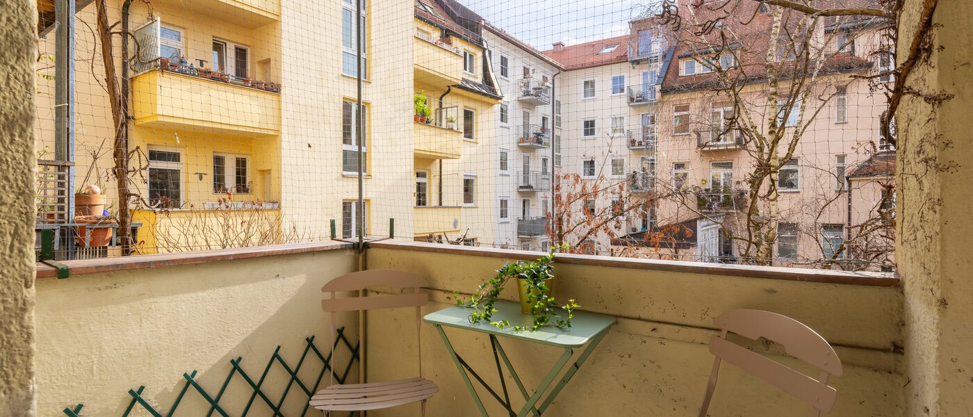 Wohnung München Maxvorstadt - Rund um den Josephplatz 01 Loggia 14777