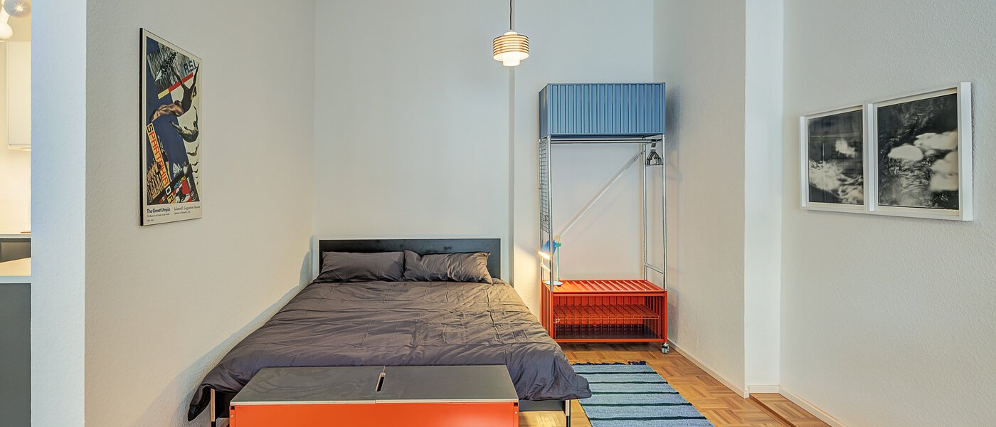 Wohnung München Glockenbachviertel 01 Schlafbereich 14780