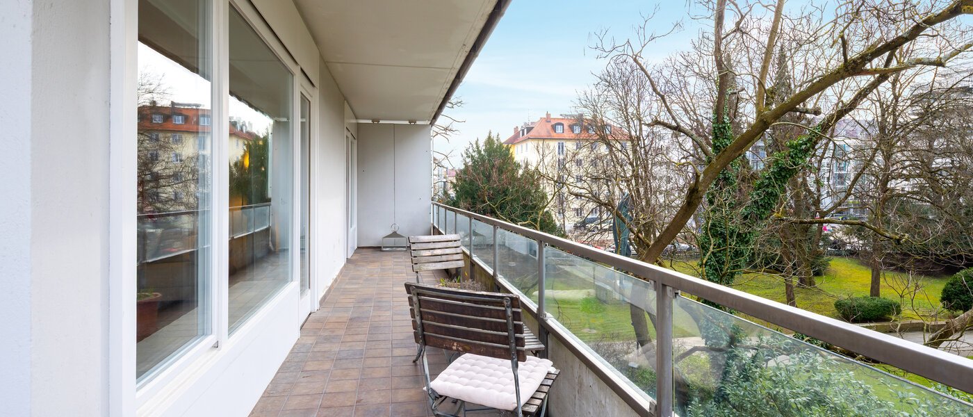 Wohnung München Schwabing (rechts der Leopoldstraße) 01 Balkon 14781
