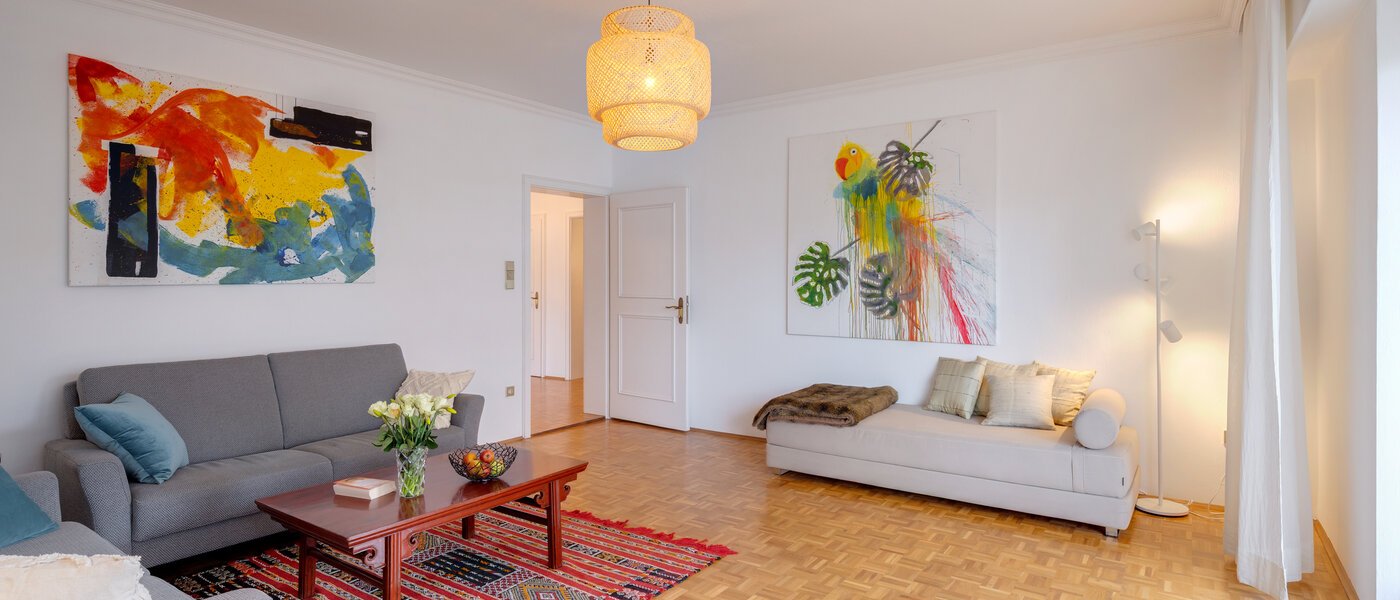Wohnung München Schwabing (rechts der Leopoldstraße) 01 Wohnzimmer 14781