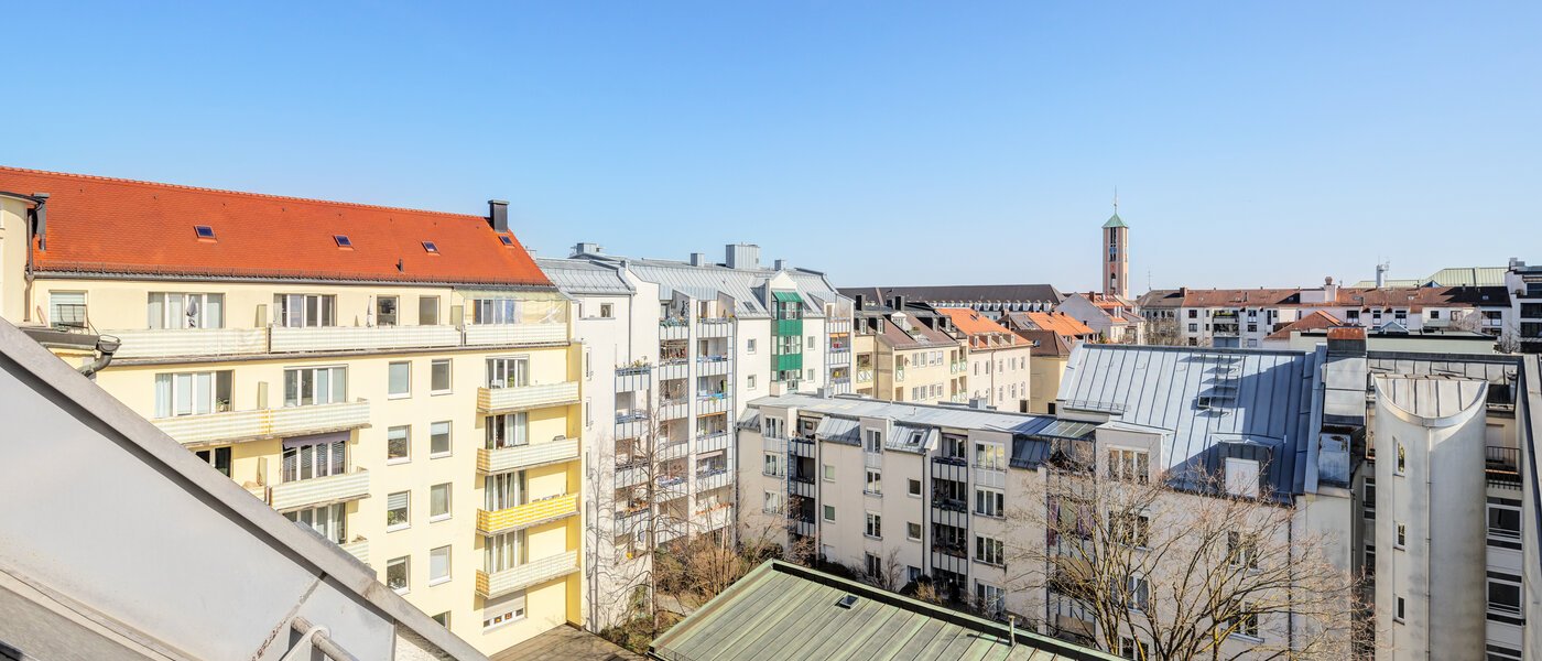 Maisonette-Galerie Wohnung München Maxvorstadt 03 Aussicht 14785