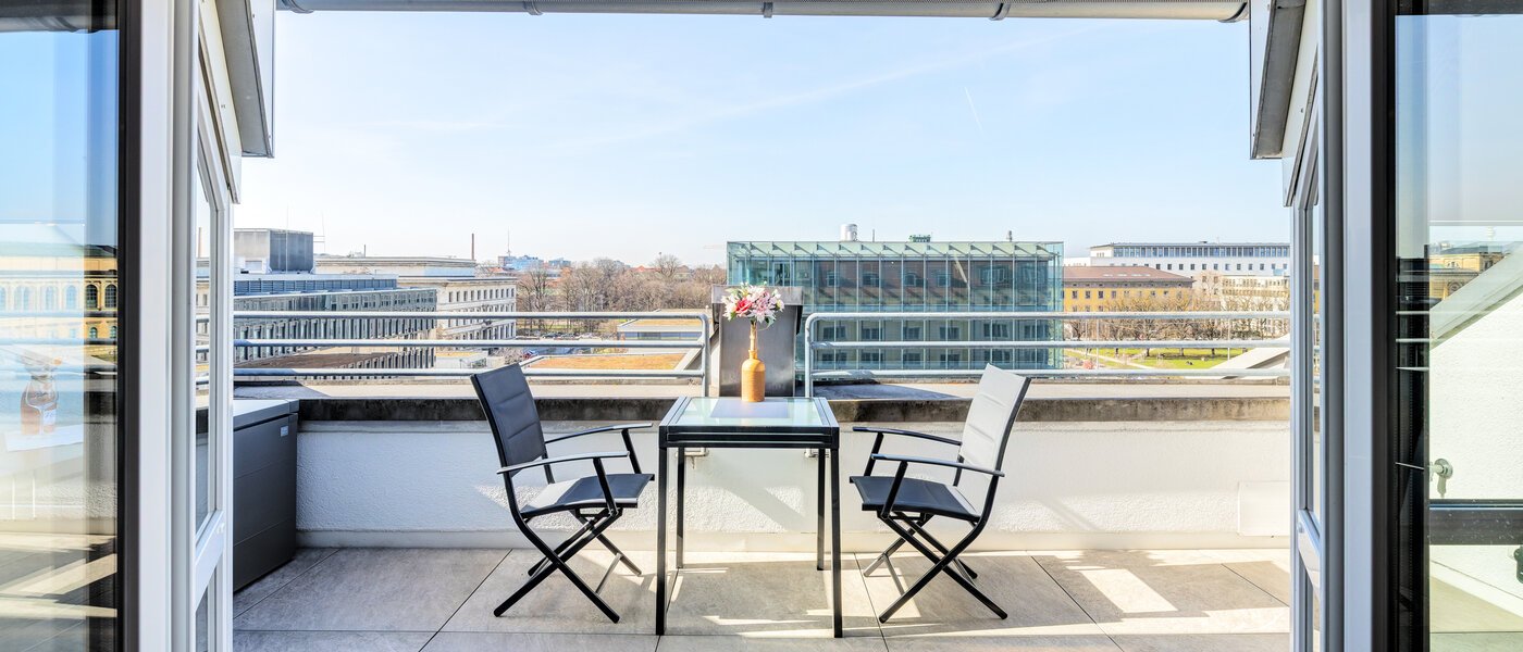 Maisonette-Galerie Wohnung München Maxvorstadt 03 Dachterrasse 14785
