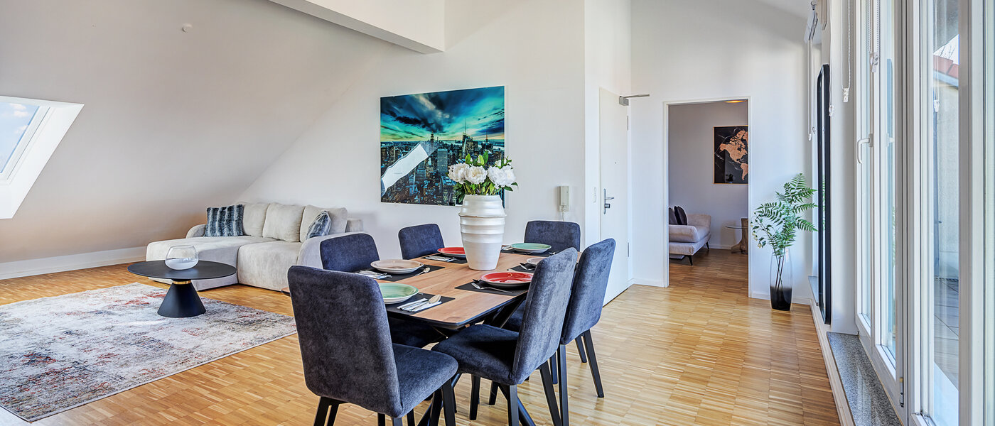 Dachterrassenwohnung Aschheim 01 Wohnbereich 14787