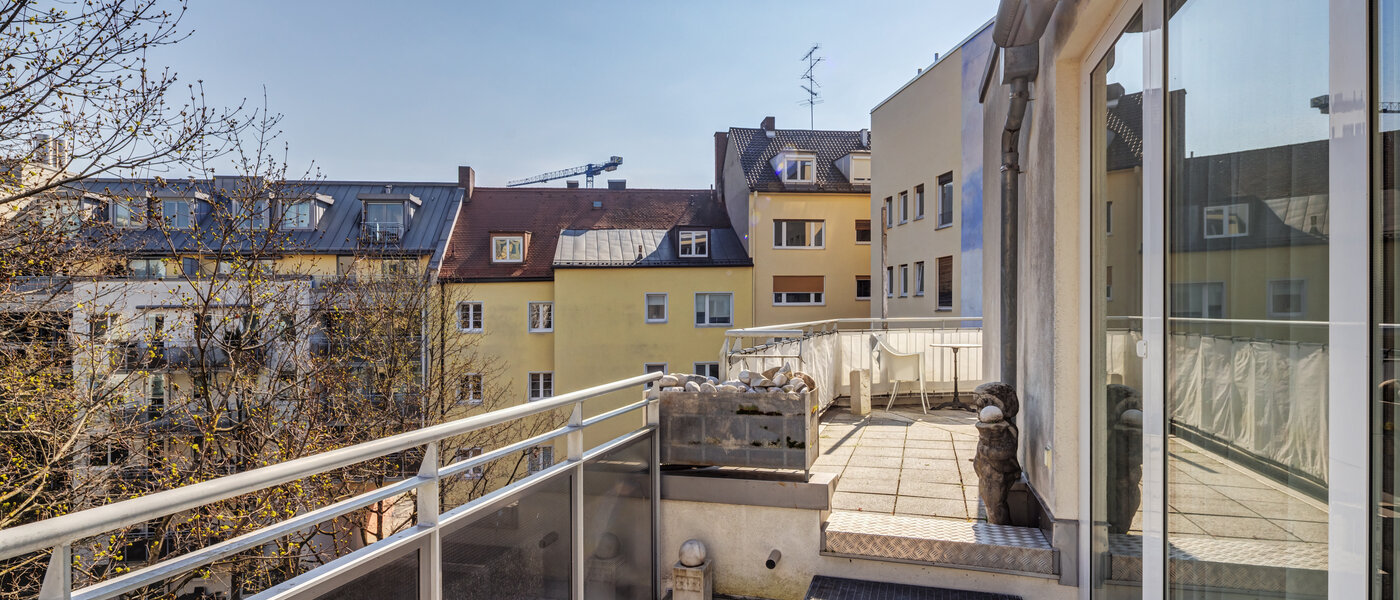 Wohnung München Maxvorstadt - Universitätsviertel 02 Balkon 14794