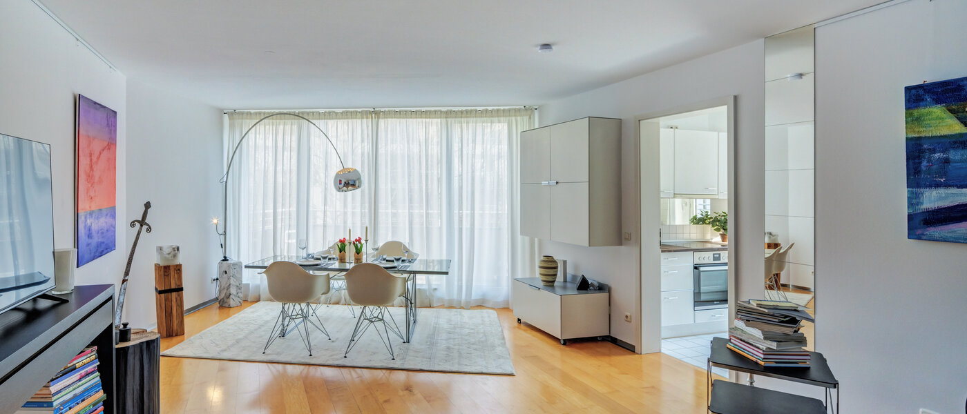 Wohnung München Maxvorstadt - Universitätsviertel 01 Wohnbereich 14794