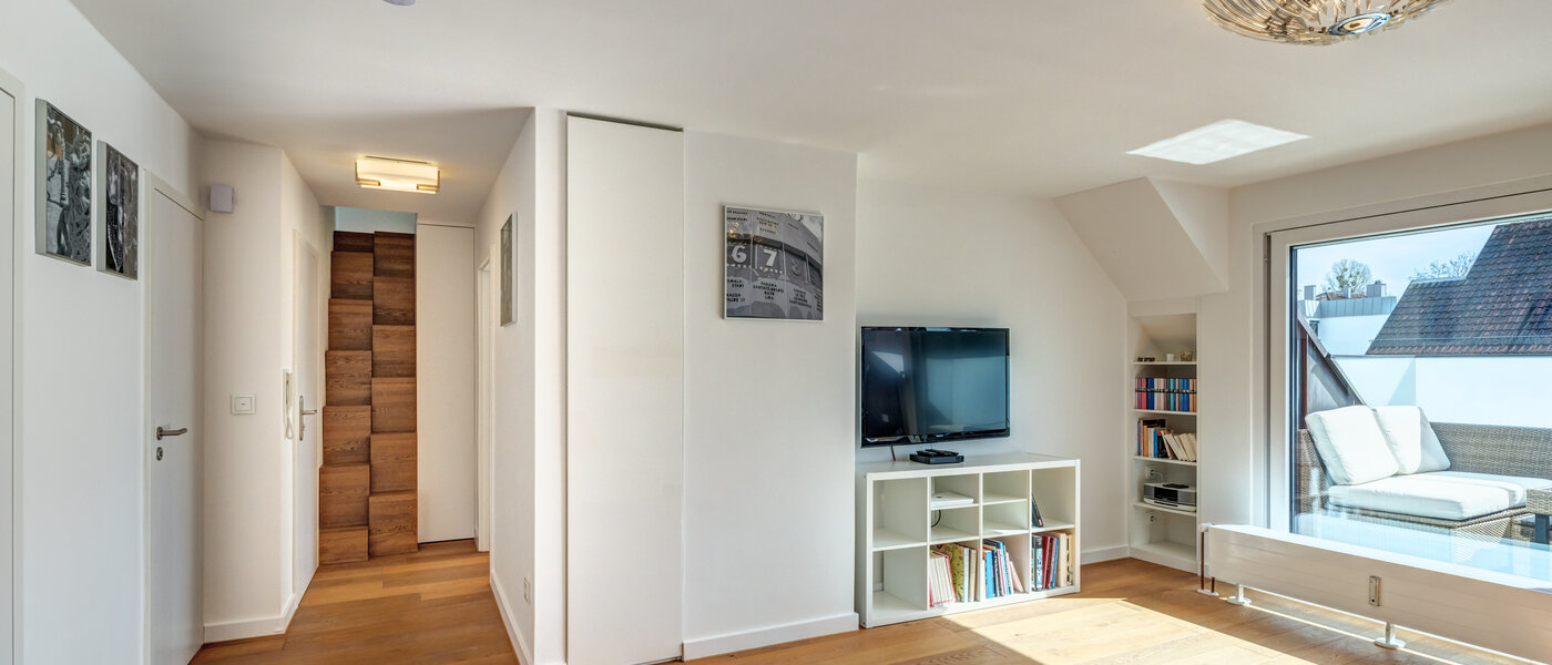 Dachterrassenwohnung München Moosach 04 Wohnbereich 14797