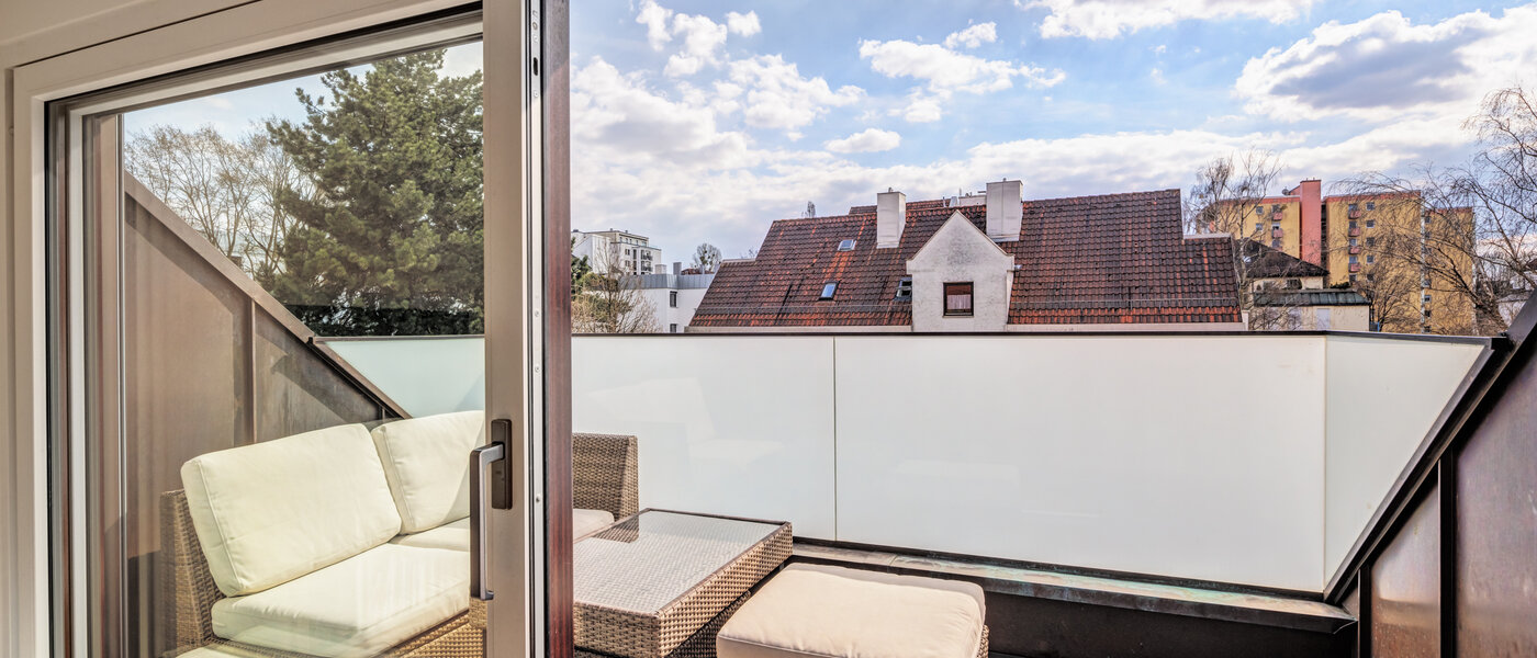 Dachterrassenwohnung München Moosach 02 Dachterrasse 14797