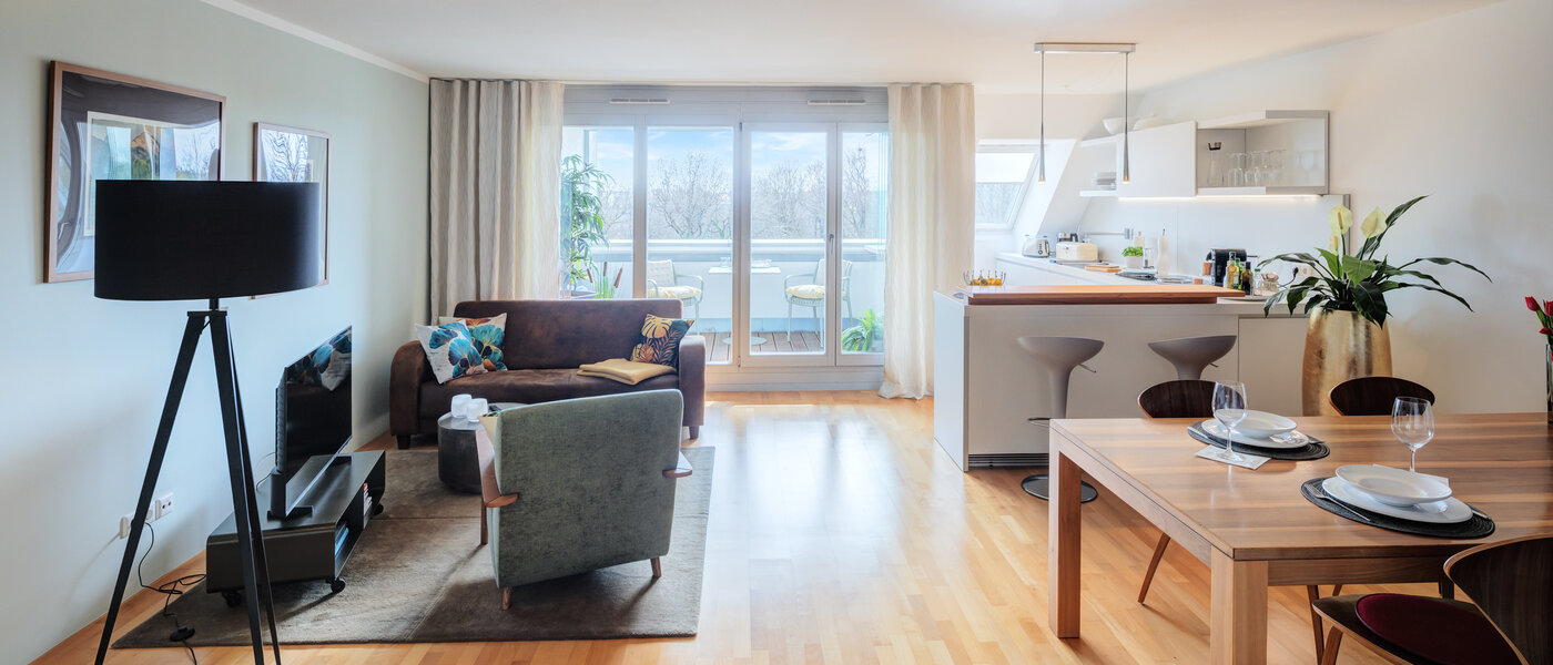 Dachgeschosswohnung München Ludwigsvorstadt 02 Wohnbereich 14803