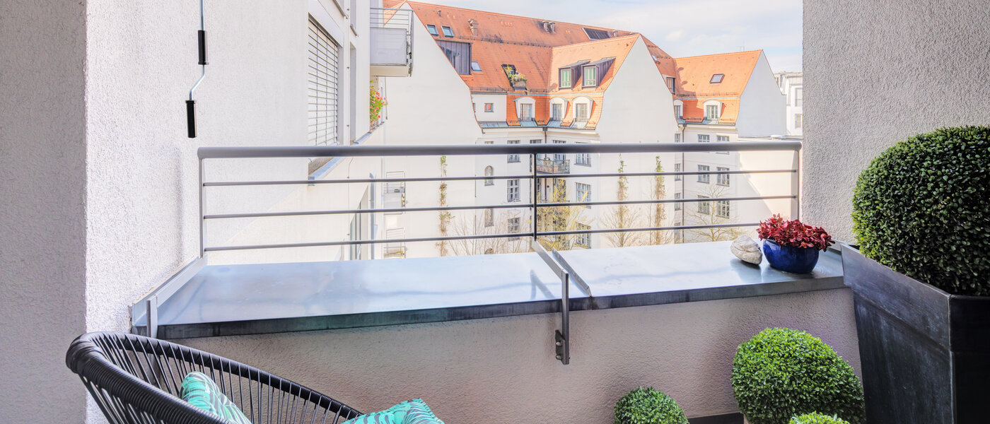 Dachgeschosswohnung München Ludwigsvorstadt 01 2. Loggia 14803