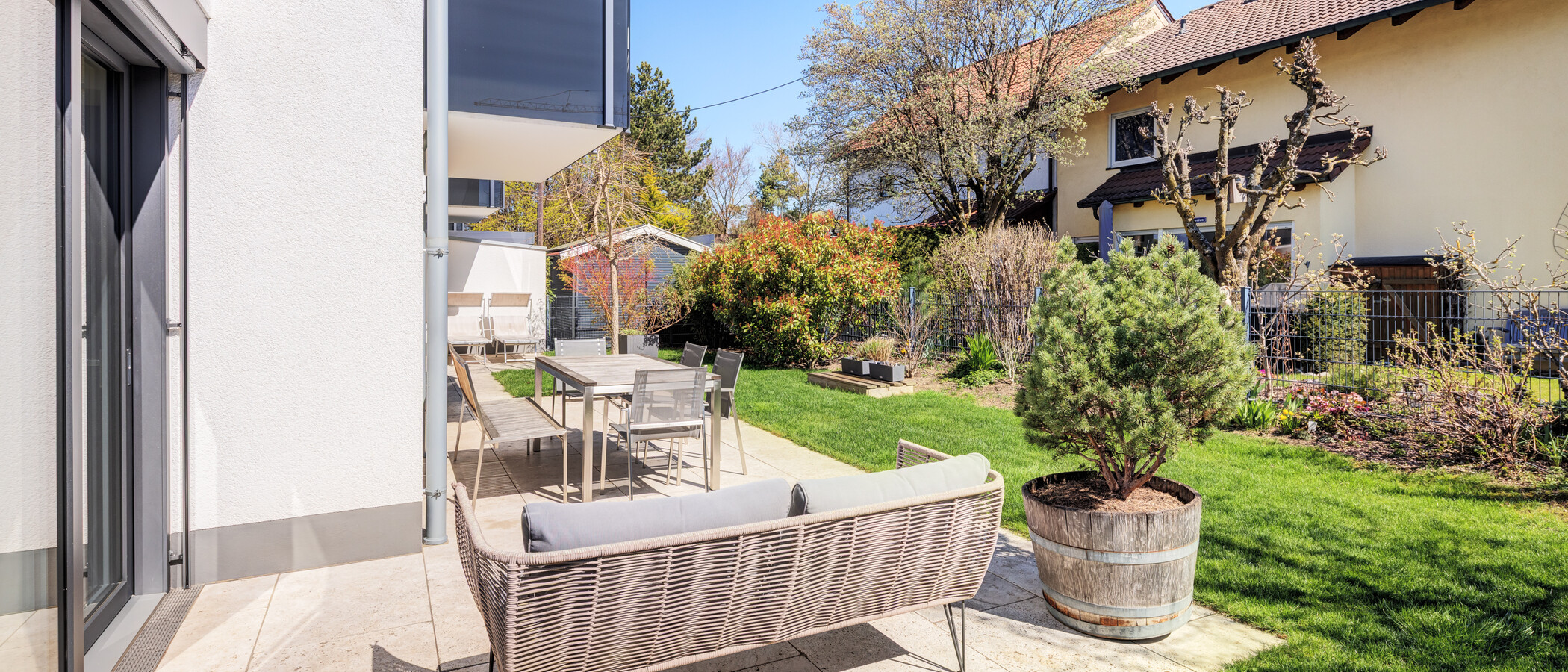 Wohnung Unterschleißheim Lohhof 02 Garten 14813