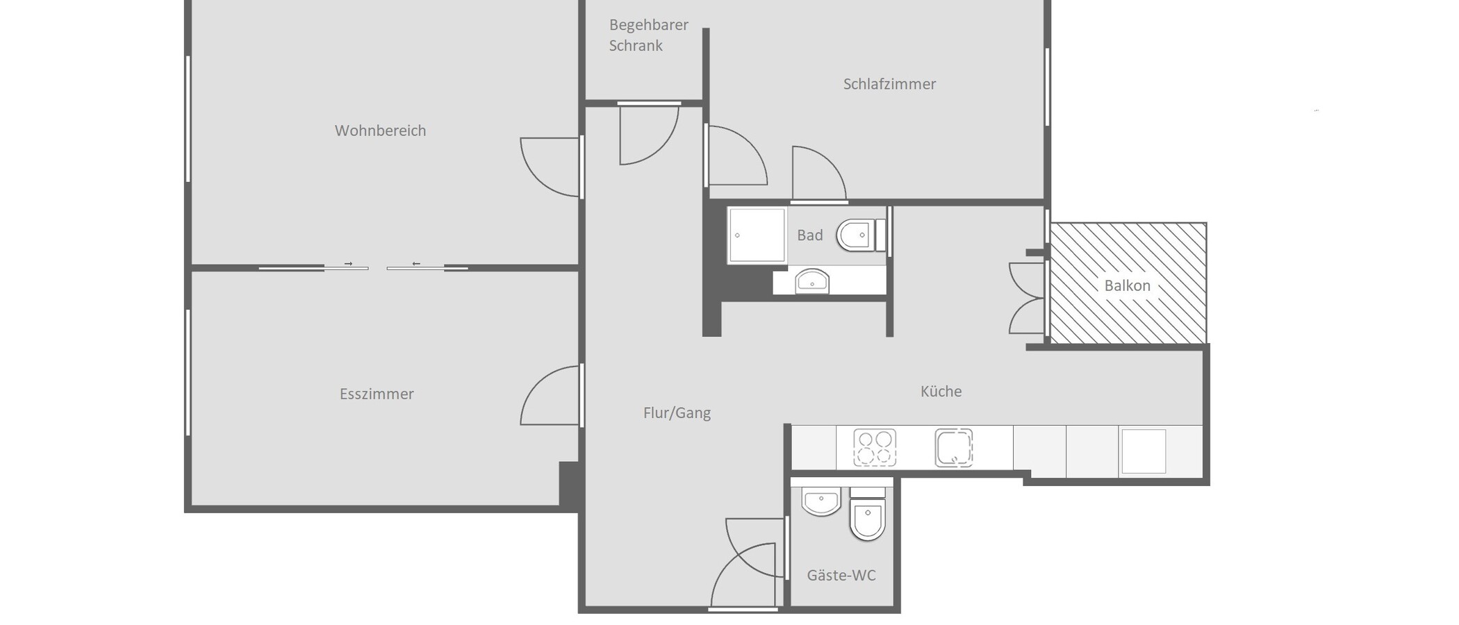 Wohnung München Altbogenhausen 01 Grundriss 14814