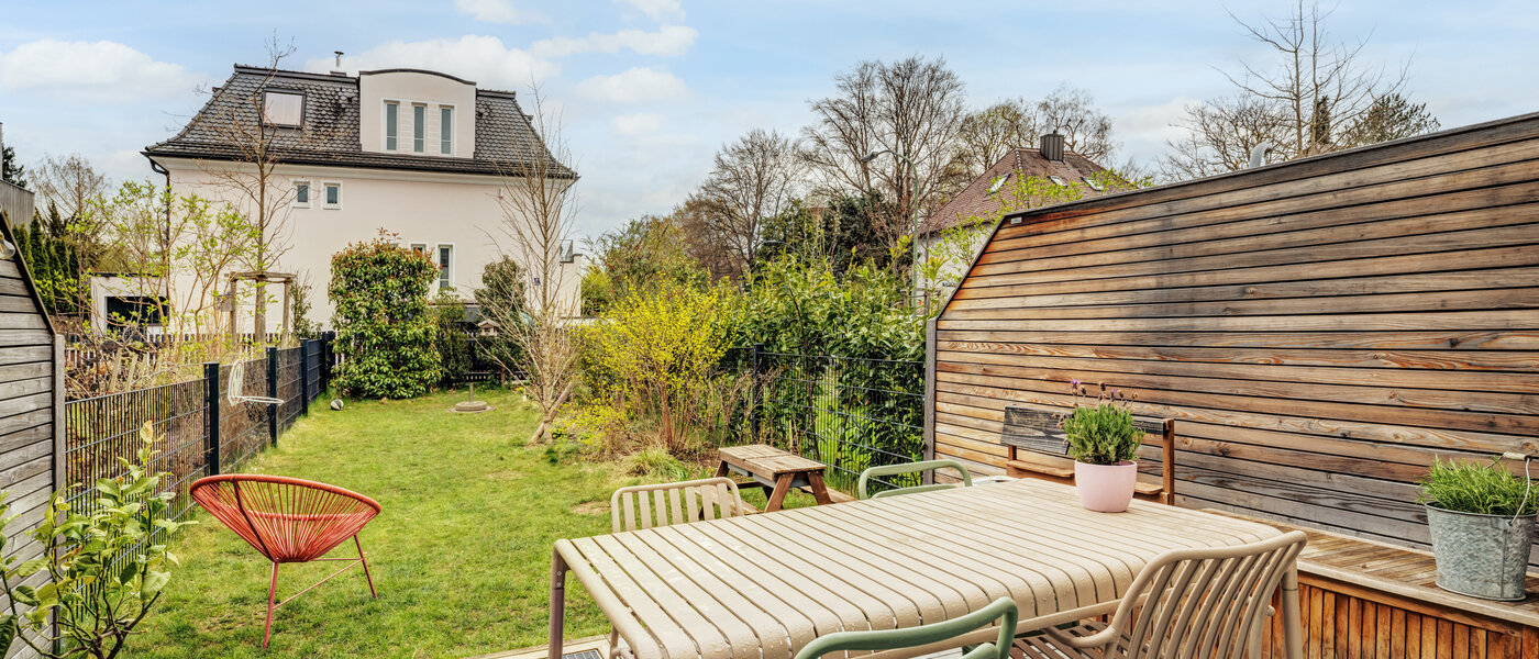 Reihenhaus München Harlaching 01 Garten 14816