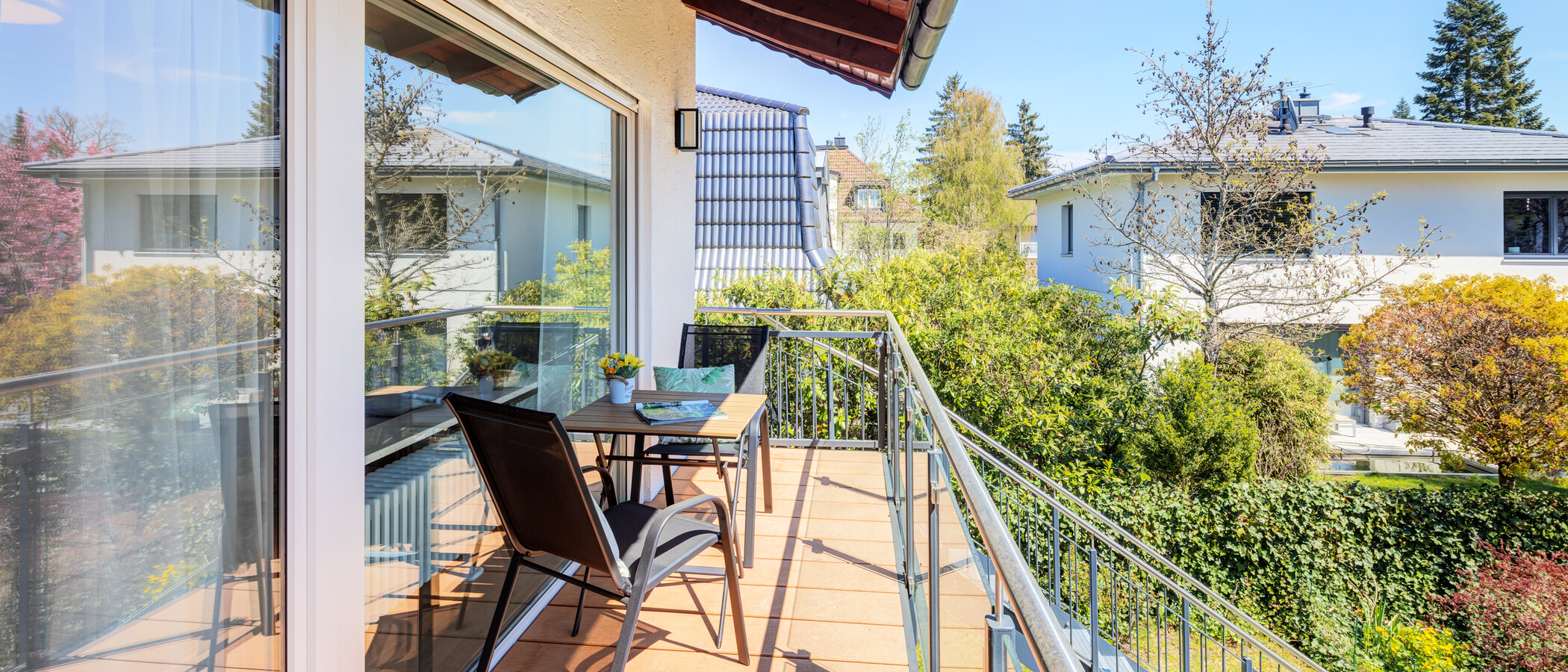 Maisonettewohnung München Waldtrudering 01 Balkon 14825