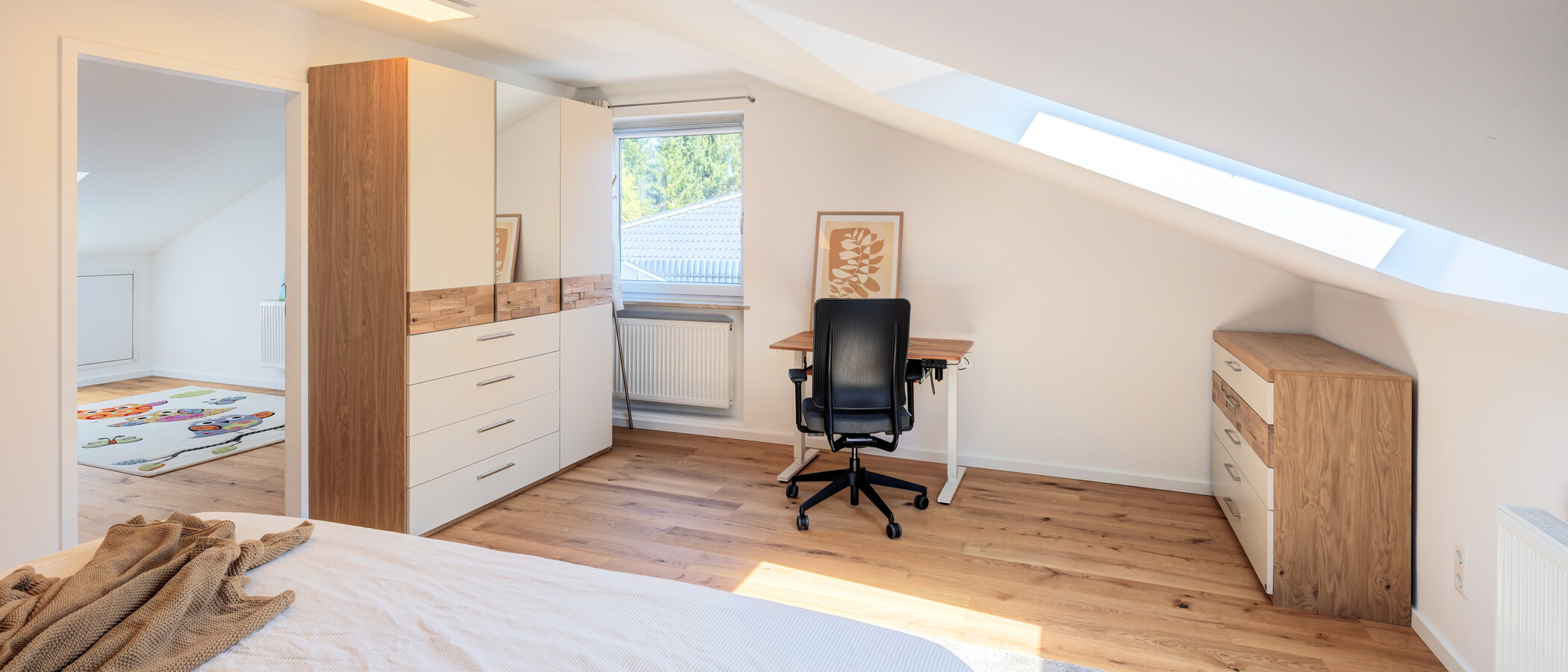 Maisonettewohnung München Waldtrudering 04 1. Schlafzimmer 14825